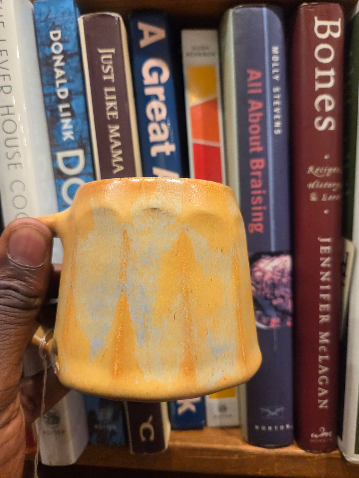 Brushed Orange short mug