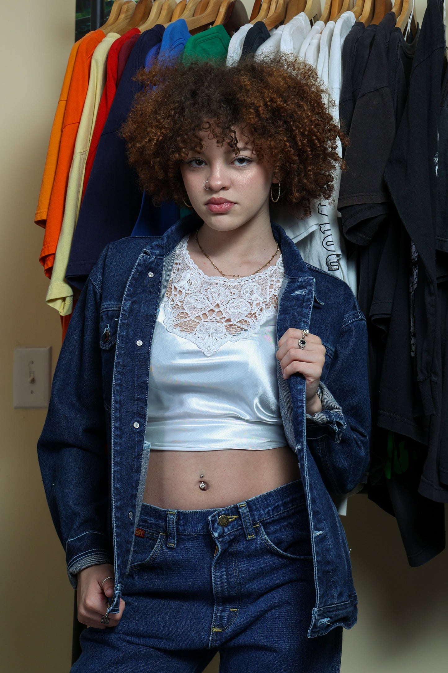 Fubu Denim Jacket Women's Size Large