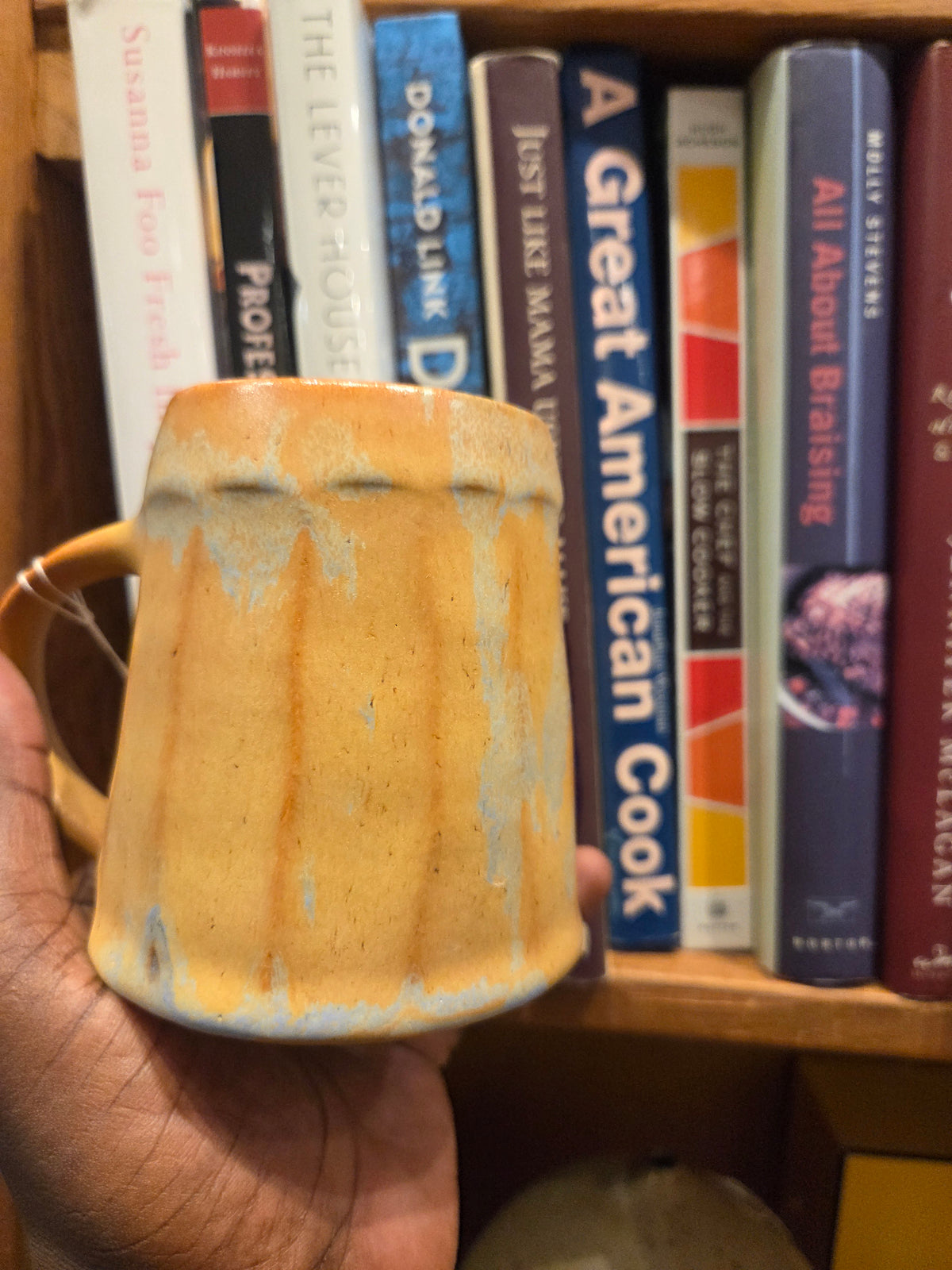 Brushed Orange Tall mug