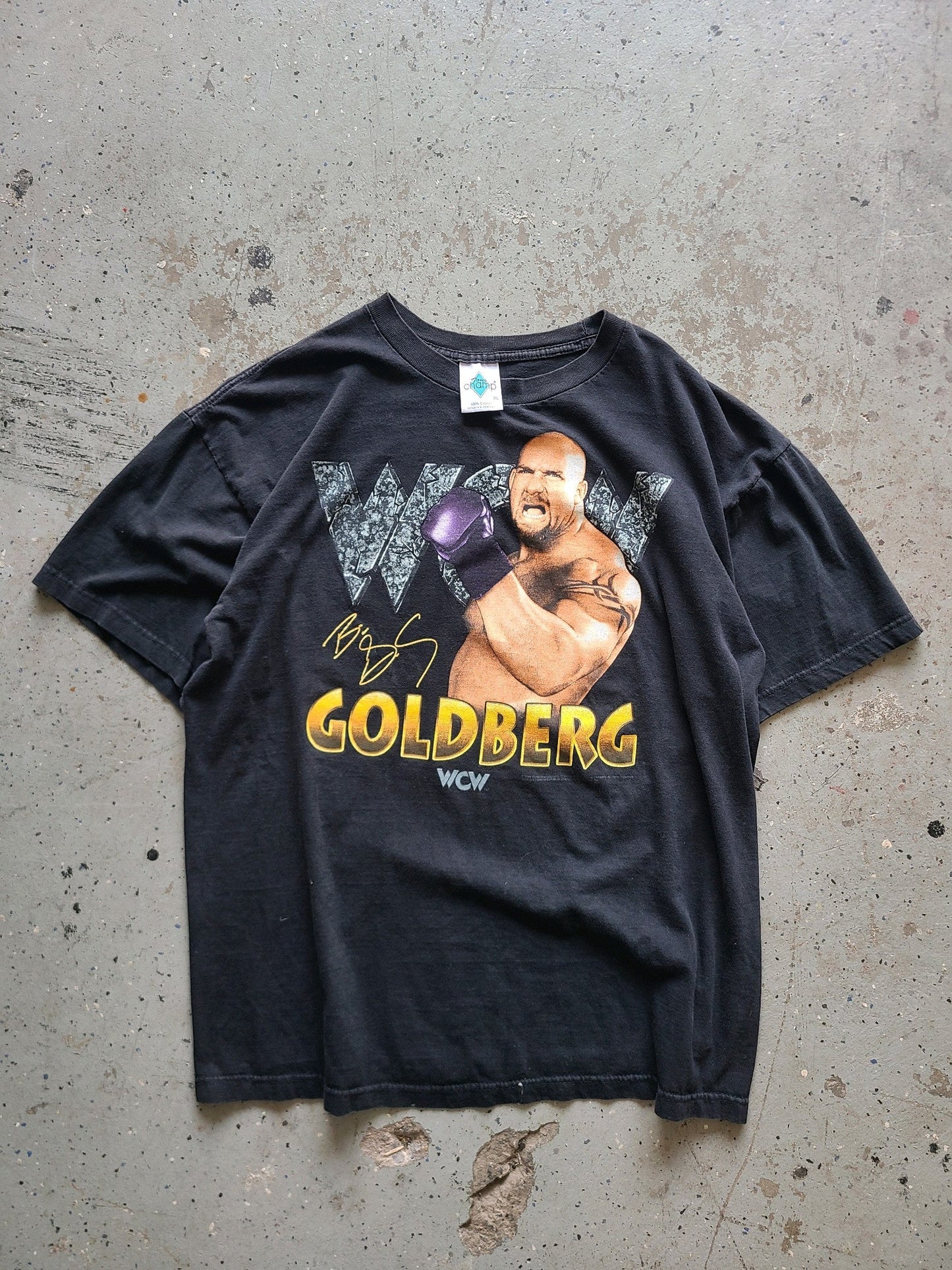 90s WCW Bill Goldberg T-shirt Size XL