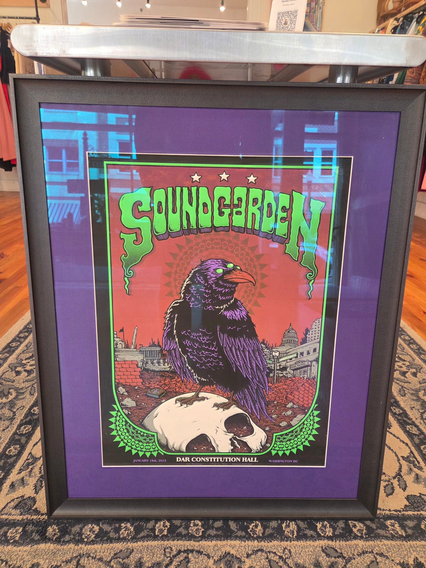 Soundgarden frame poster Kristen Hevener