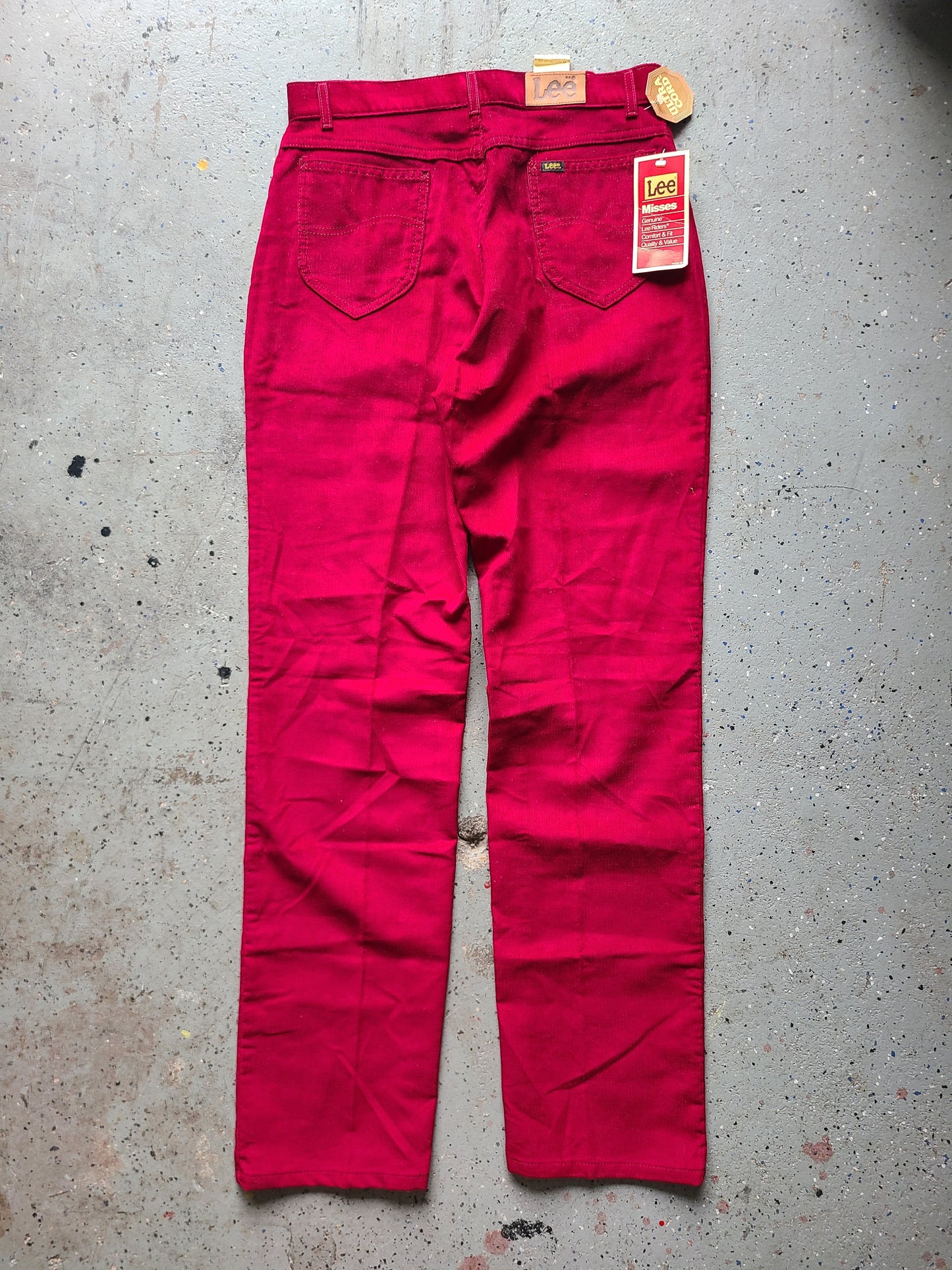 1980s Lee Ms Rider Straight Leg Cords Size 16 (fits like a modern 12)