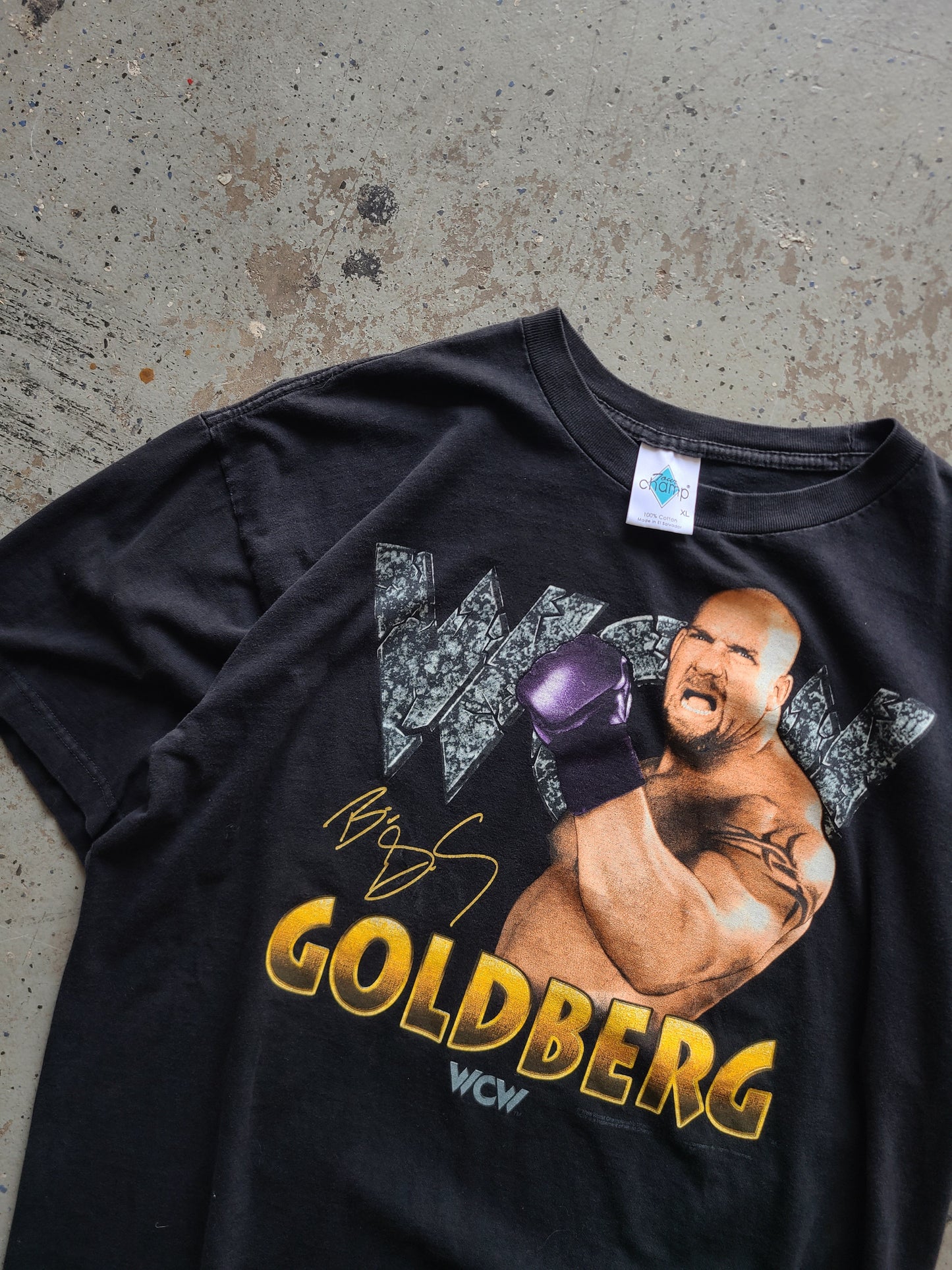 90s WCW Bill Goldberg T-shirt Size XL