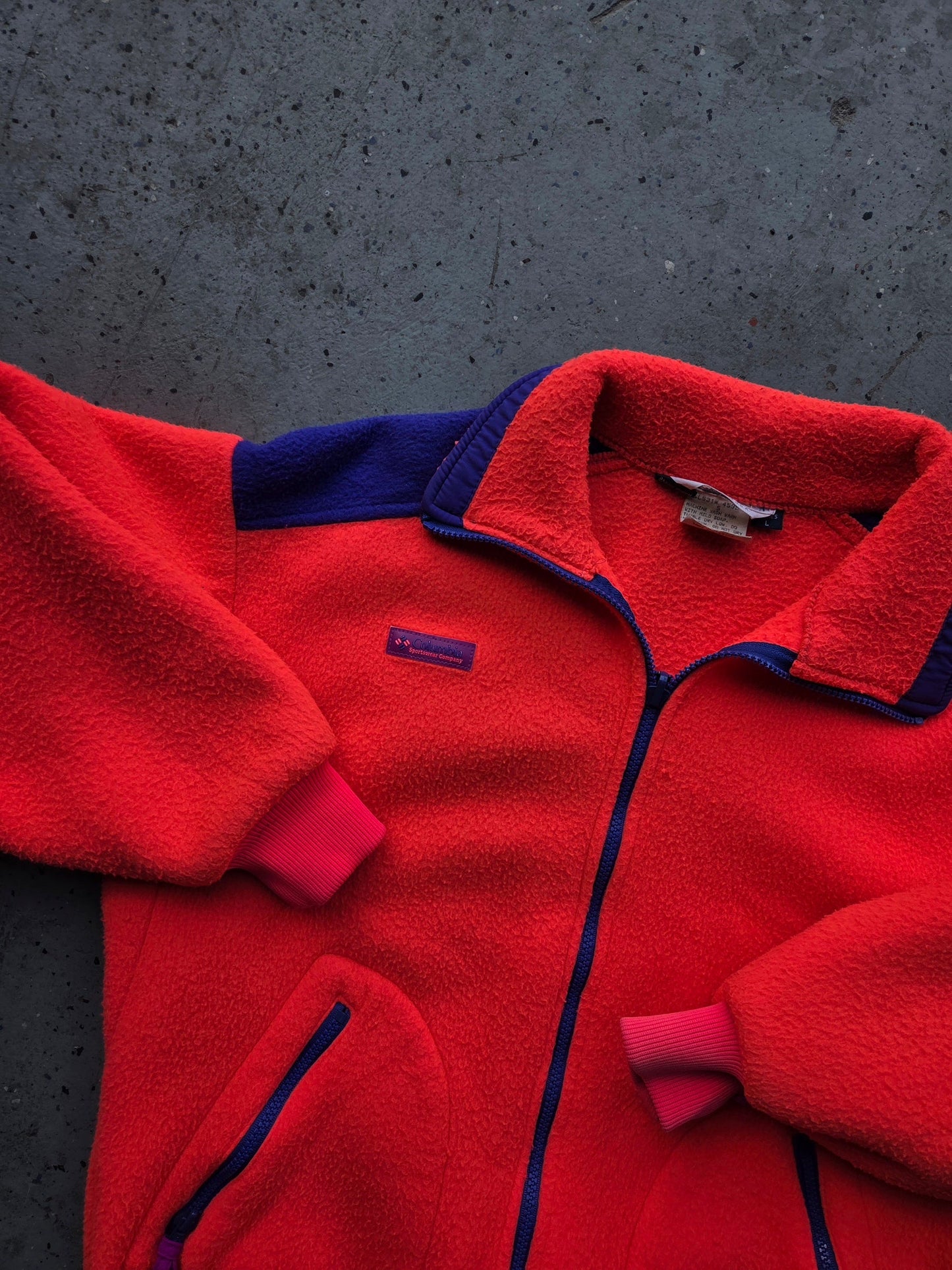 90s Columbia Radial Sleeve Fleece Size Ladies L