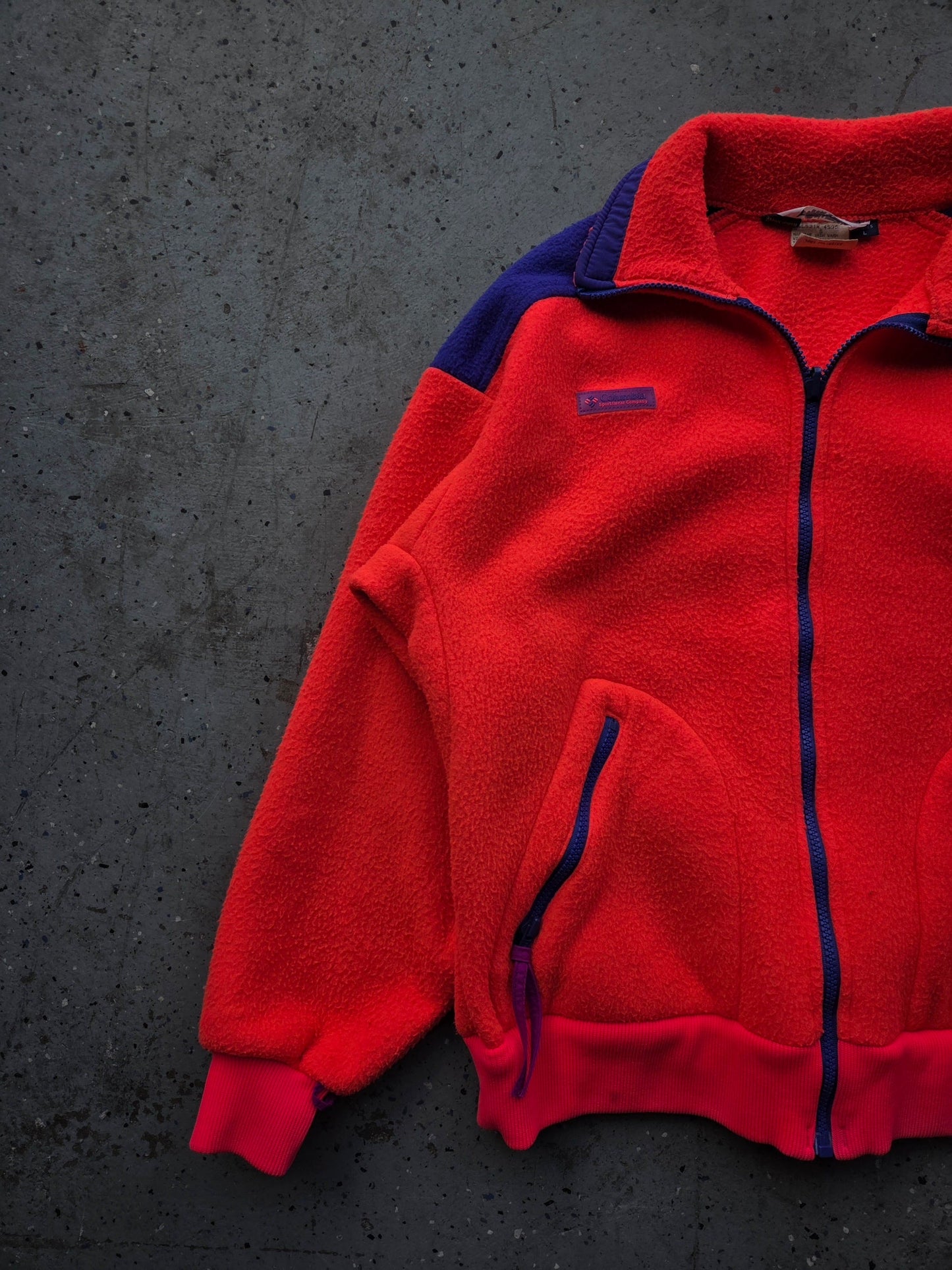 90s Columbia Radial Sleeve Fleece Size Ladies L