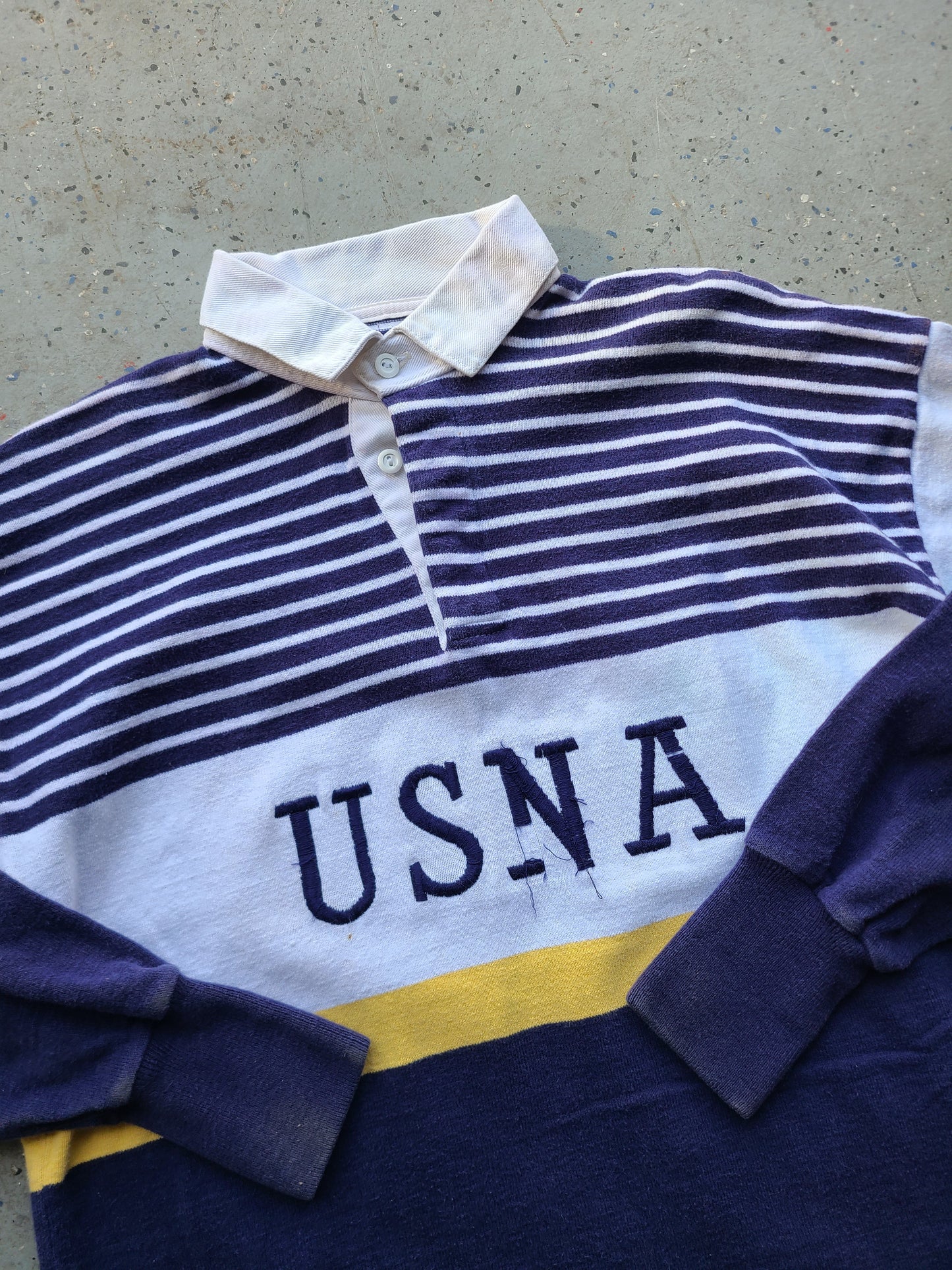 80s Dehen 1920 US Navy Towel Rugby Size large