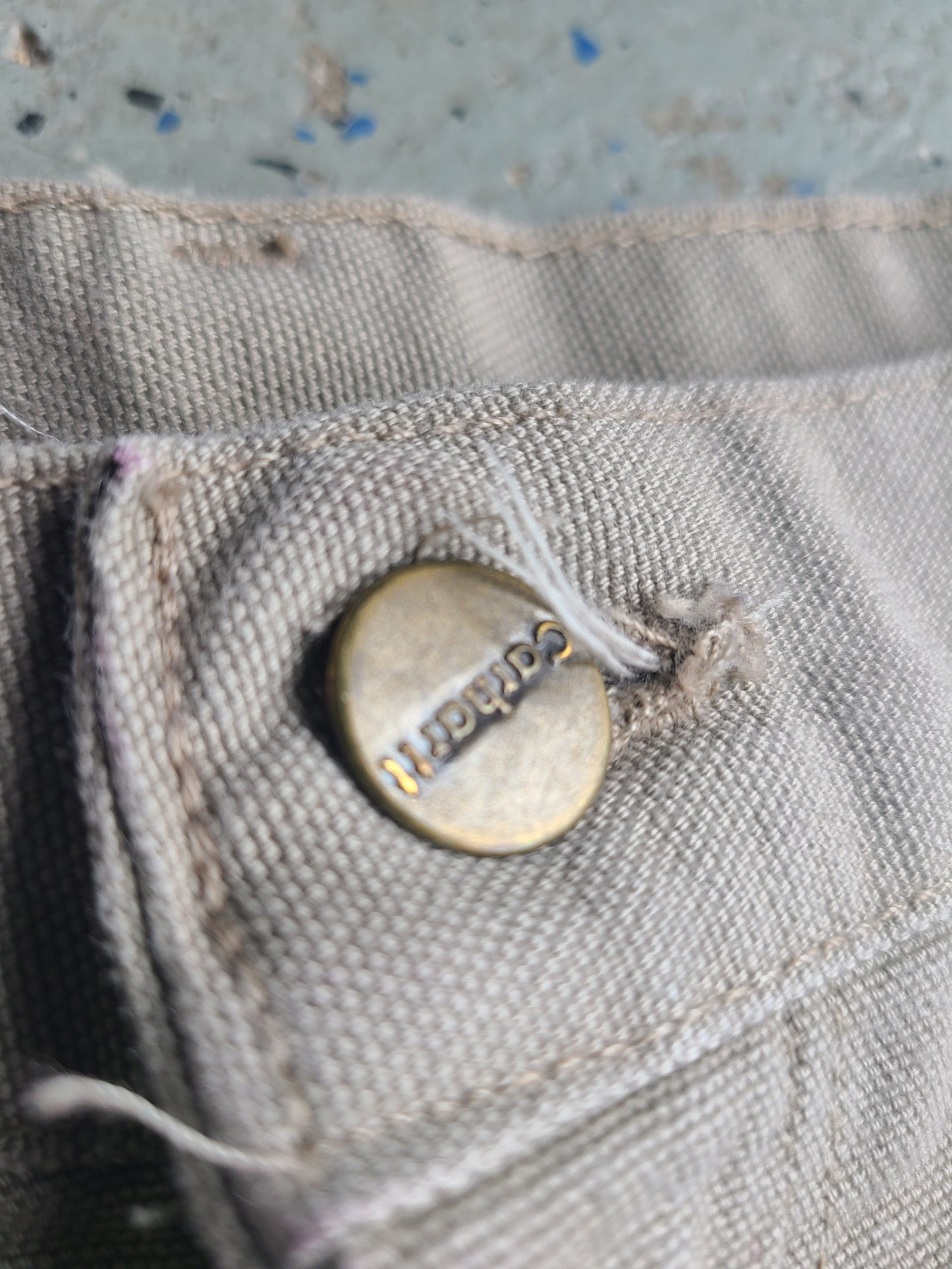 Carhartt Duck Canvas Carpenter Pants Size 38 × 32